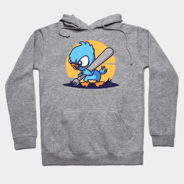 Rampant bird Hoodie by haallArt